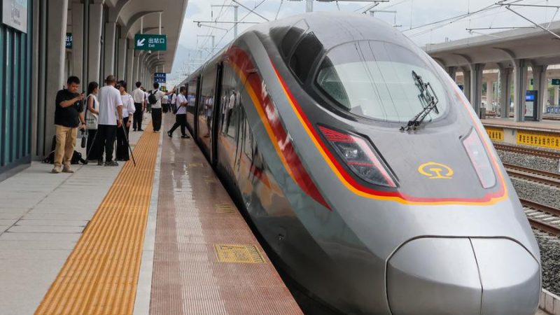 Viagens de passageiros nas ferrovias da China atingem novo recorde entre janeiro e agosto