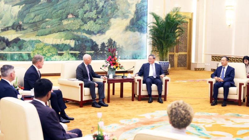 Premiê chinês pede ao Congresso dos EUA que facilite intercâmbios e cooperação bilaterais
