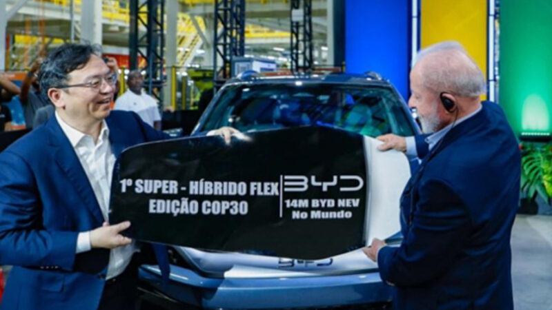BYD inaugura fábrica no Brasil e celebra produção do 14º milionésimo veículo de nova energia