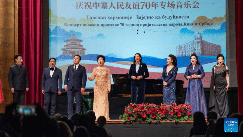 Concerto em Belgrado marca o 70º aniversário dos laços entre China e Sérvia