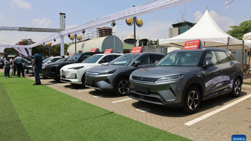 Tecnologia chinesa é destaque na feira de transporte e logística de Gana