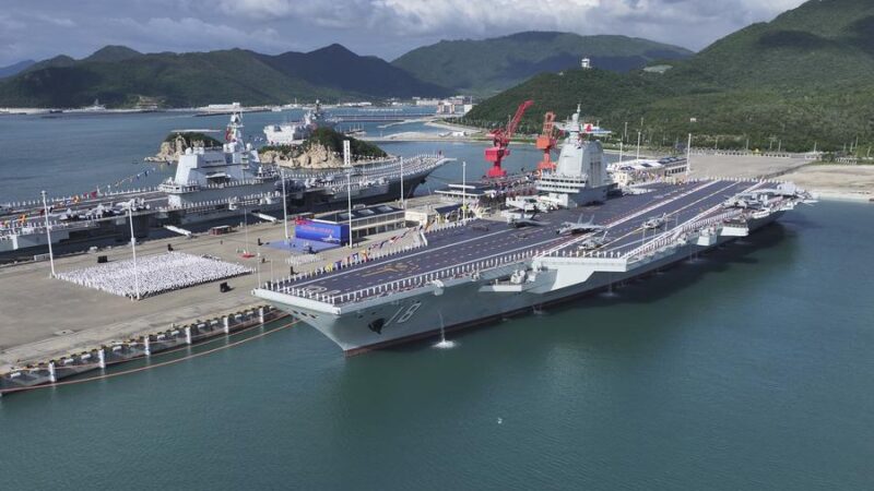 Porta-aviões Fujian da China marcará presenças regulares em alto mar, diz porta-voz