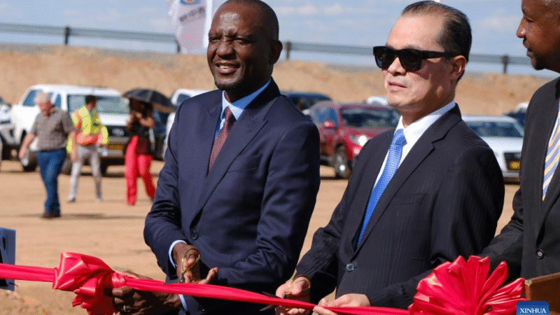 Rodovia construída com auxílio da China é oficialmente inaugurada na Namíbia, impulsionando a conectividade regional