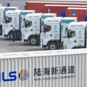 Corredor comercial da China registra aumento no transporte rodoviário de mercadorias