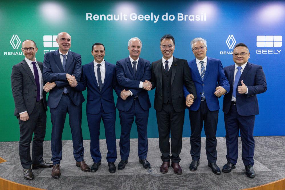 Geely da China estabelece cooperação estratégica com a Renault no Brasil com investimento de mais de US$ 700 milhões