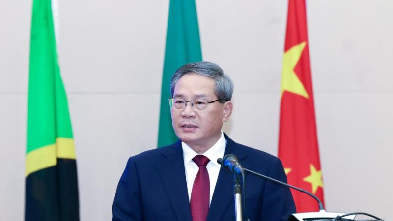 Premiê chinês diz estar disposto a trabalhar com Zâmbia e Tanzânia para construir novo polo econômico