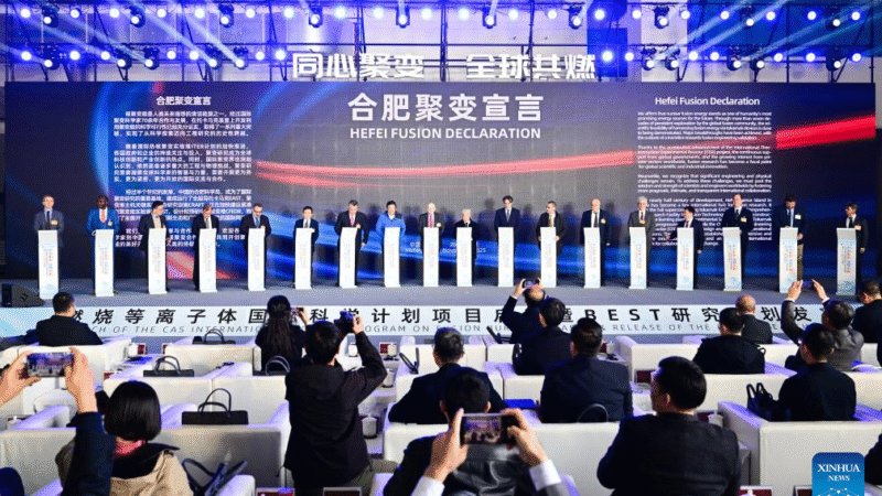 China lança programa internacional para avançar a pesquisa “sol artificial”